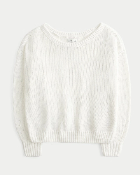 Slouchy Off-the-Shoulder Sweater