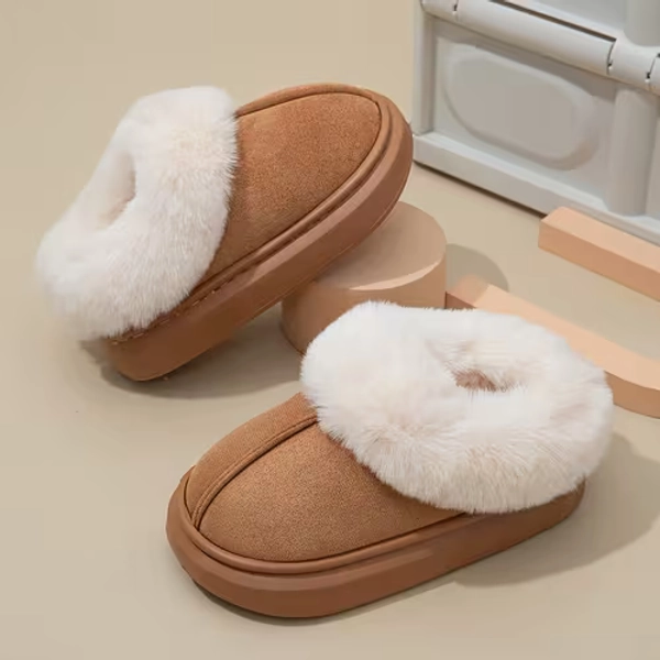 kid boy winter indoor outdoor plush warm shoes fashionable - Temu