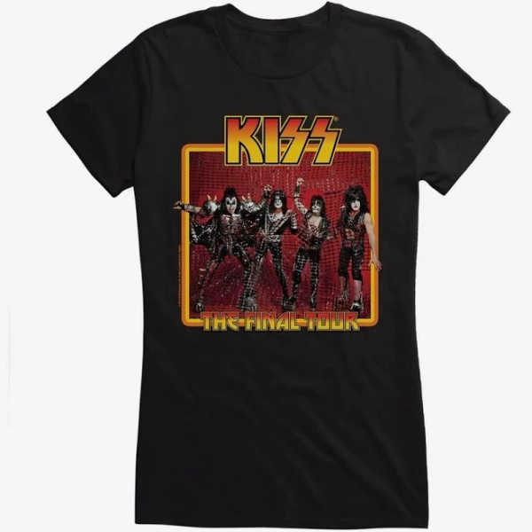 Kiss The Final Tour Girls Graphic T-Shirt