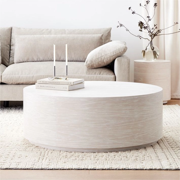 Volume Round Drum Coffee Table (36"–44") 