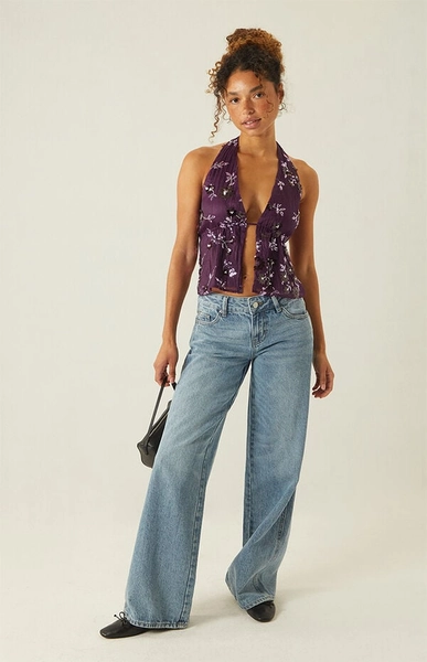 Nellie Beaded Halter Tank Top