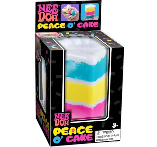 Nee Doh Peace O Cake Squishy Fidget Toy