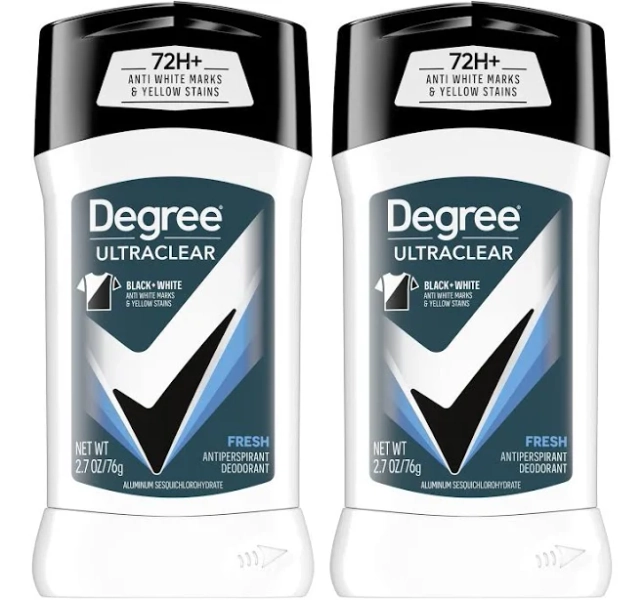 Degree Men's UltraClear 72-Hour Antiperspirant Deodorant Stick