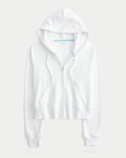 Terry Zip-Up Hoodie