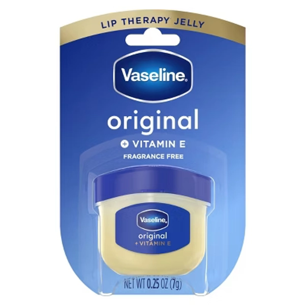 Vaseline Lip Therapy Original 0.25oz: Moisturizing, Aluminum-Free, Paraben-Free, Sulfate-Free