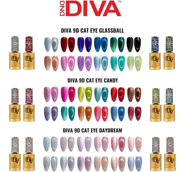 DND Gel 9D Cat Eye Gel Polish Collection