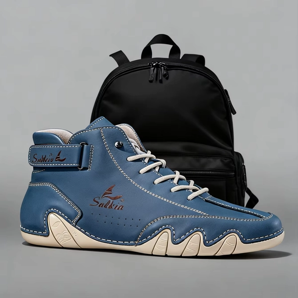 Handmade Outdoor Men Boots Men Casual Leather Shoes Autumn Retro Breathable Casual Men's Sneakers Fashion Lace Up Ankle Boots - AliExpress 322