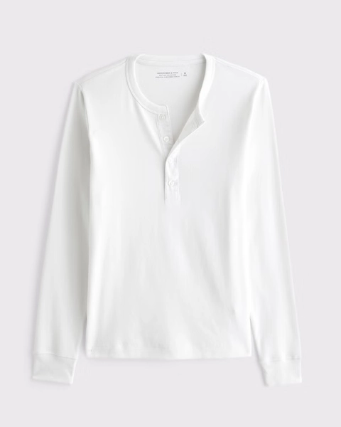 Essential Slim Ribbed Henley