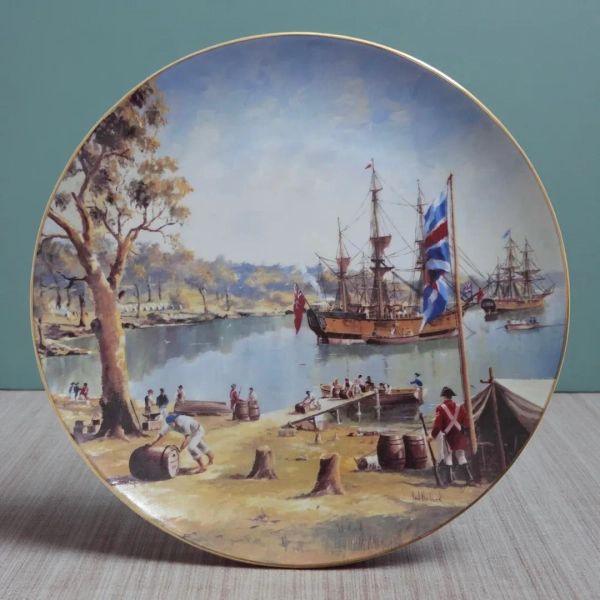 1987 (1988) SHIPS of the First FLEET * SYDNEY Cove * Vintage Bicentennial Collectors Plate * Ten Firing Days Only! - Etsy Australia