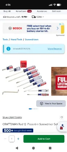 craftsman screwdriver set