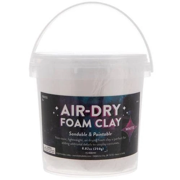 White - Cosplay Air Dry Foam Clay