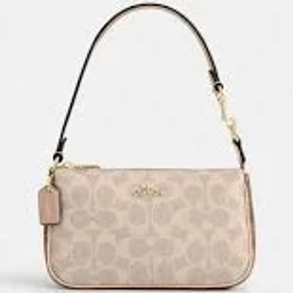 Coach Women's Nolita 19 Blocked Signature Canvas Shoulder Bag