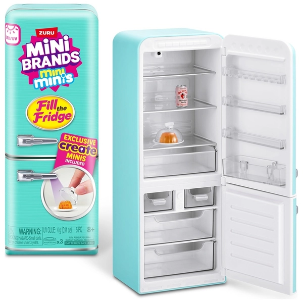 Mini Brands by ZURU Fill the Fridge Playset