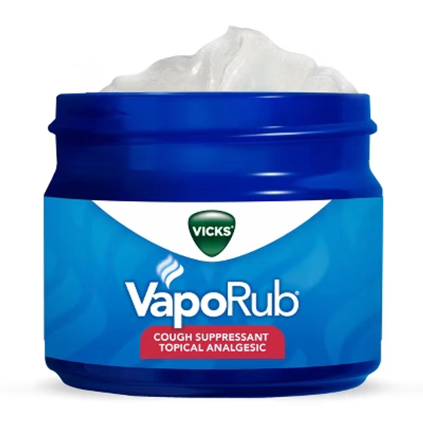 Vicks VapoRub Cough Suppressant Topical Chest Rub & Analgesic Ointment - 1.76oz