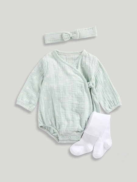 Mothercare Infant Girls Bodysuits With Tight & Headband