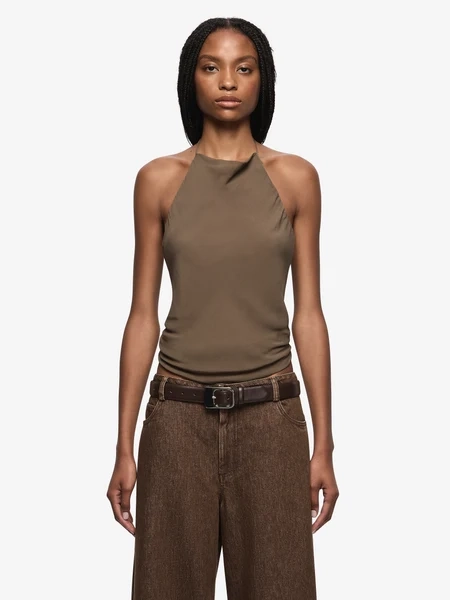 SAMANTHA HALTER TOP - TWIG - 6