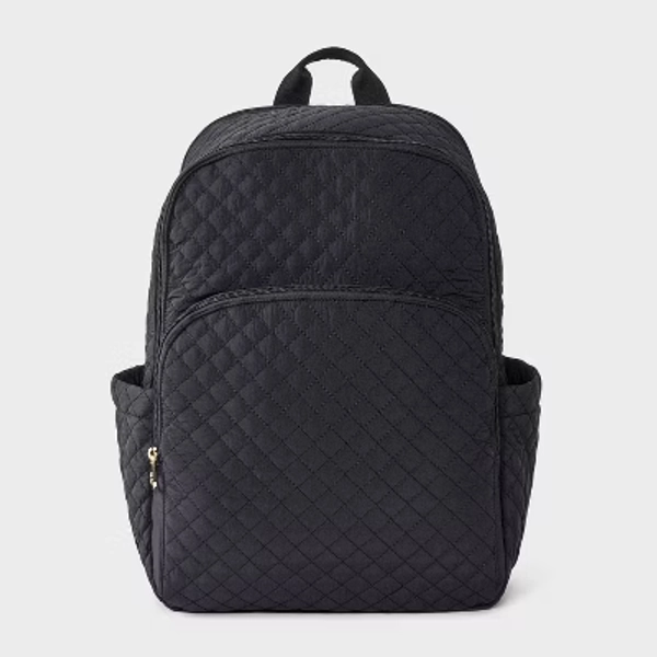 Quilted Dome Backpack - Universal Thread™ Black
