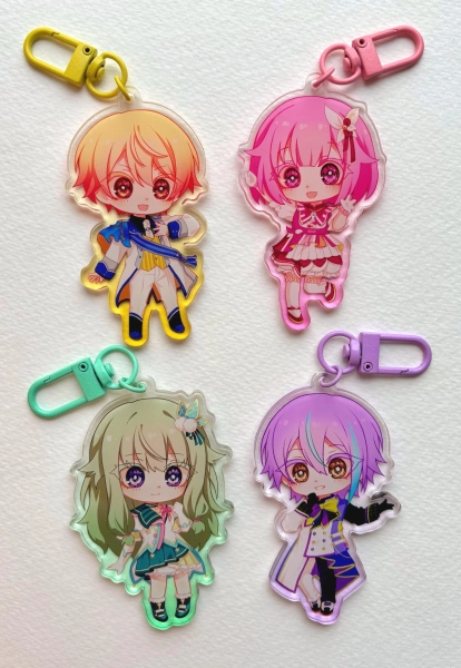 wonderlands x showtime acrylic keychains / charms | project sekai