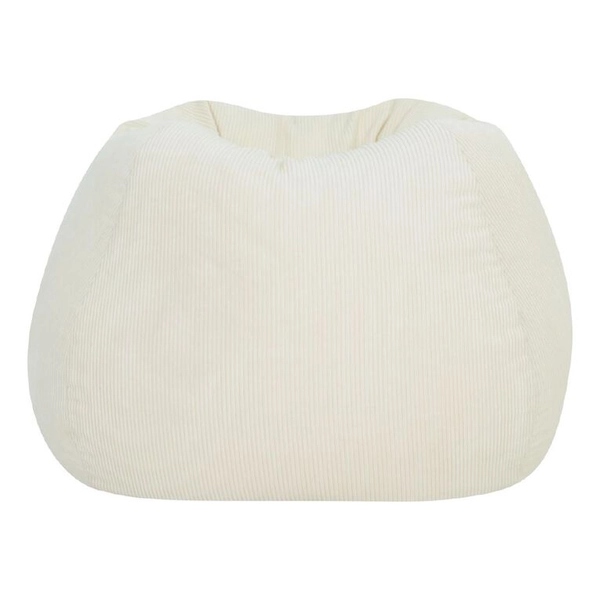 Living & Co Cord Bean Bag 200L Cream