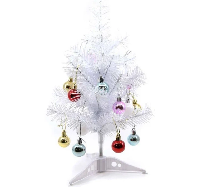 New View Gifts & Accessories Artificial Christmas Tree Table Decor with Ornaments