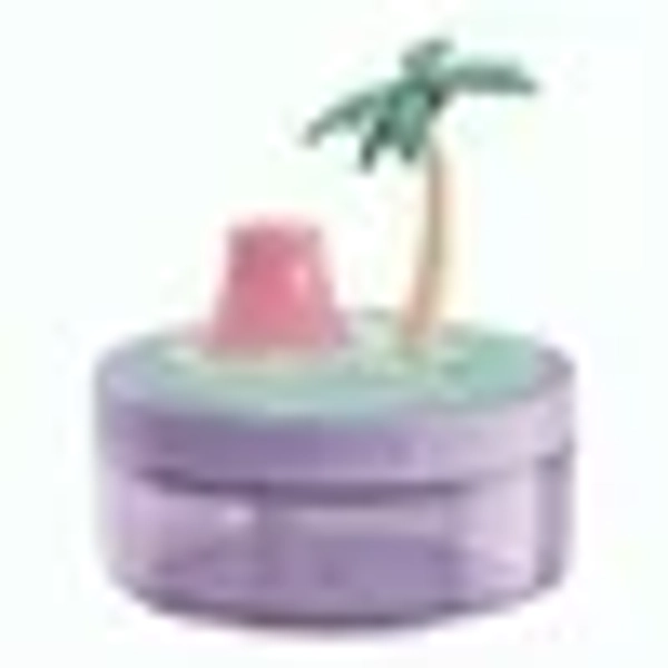 Portable Mini cute humidifier,landscape design, Silent, USB-Powered, Multi-Functional, Portable, with Ambient Light