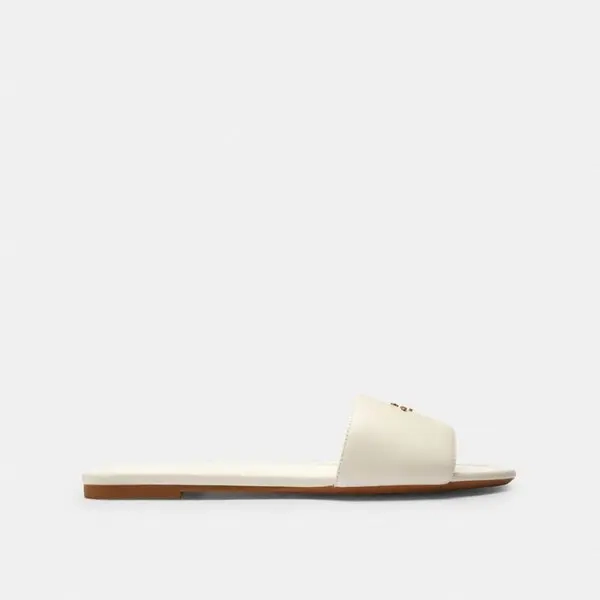 Signature Slide Sandal - Chalk