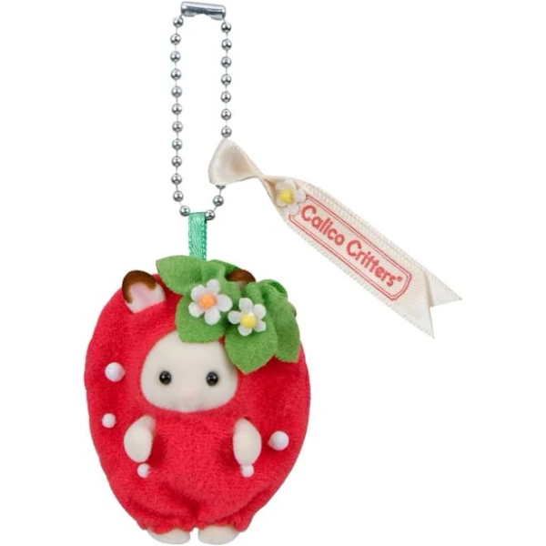 Calico Critters Sweet Strawberry Key Chain