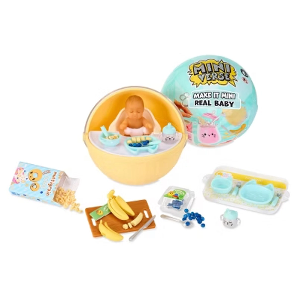 MGA's Miniverse Make It Mini Real Baby Make It Mini Baby Food