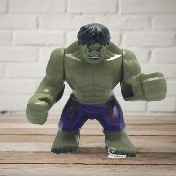Custom Made Superhero Movie Inspired Green Hulk Big Figure
