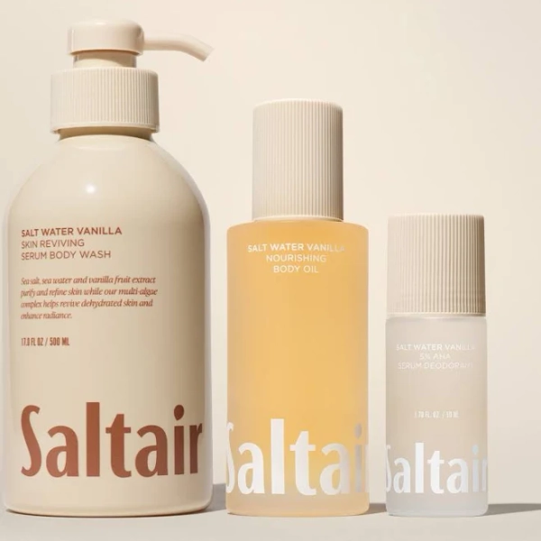 Saltair Salt Water Vanilla Essentials Set