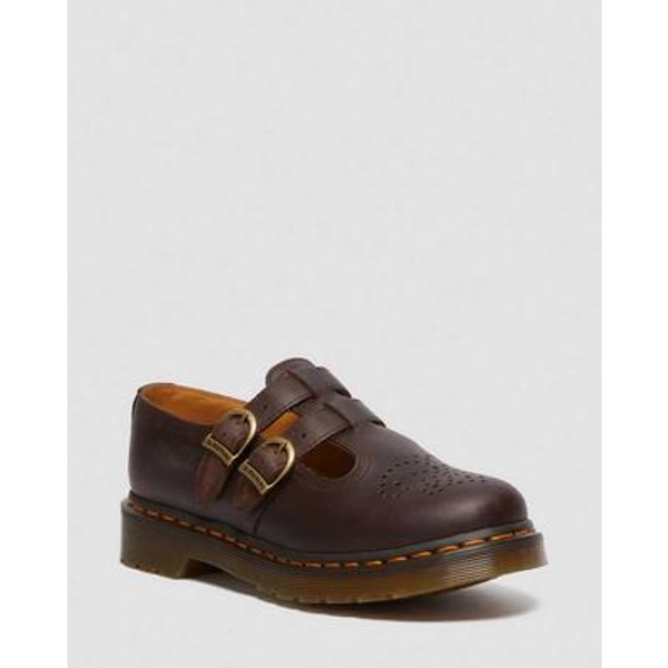 8065 Crazy Horse Leather Mary Jane Shoes