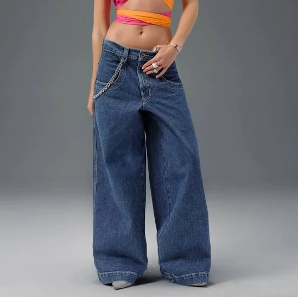Jnco Los Angeles W101 Twin Cannon Wide Leg Jeans