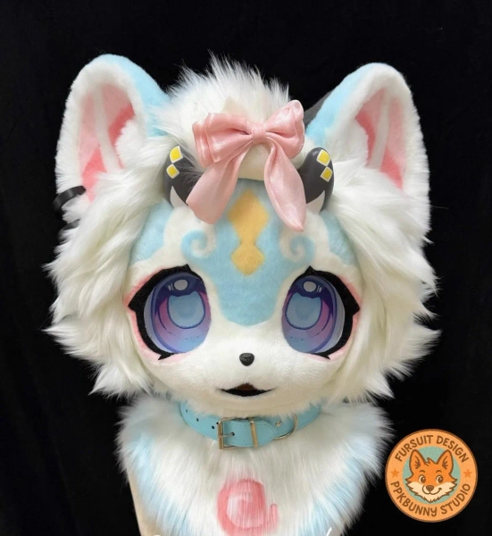 Fursuit Head- Head Only, Furry Cosplay, Finished Product,Kemono Cosplay, Fursuit Head