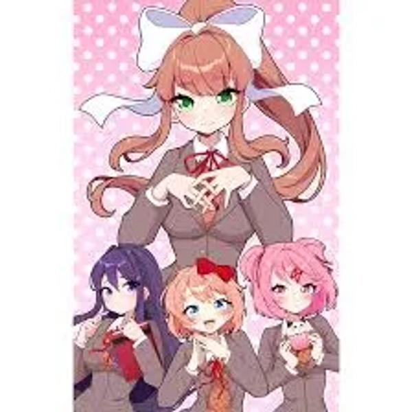 Just Monika [Doki Doki Literature Club] Print