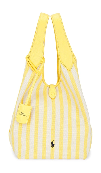 Stripe Polo Canvas Medium Tote