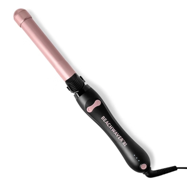 BEACHWAVER Co. B1 Rotating Curling Iron - Midnight Rose - 1": Ceramic Barrel, Electric, All Hair Types, Quick Heat