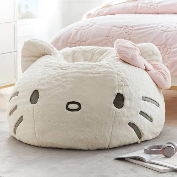 Hello Kitty Bean Bag Chair with Slipcover and Insert