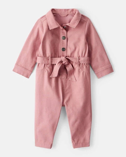 Carter's Baby Girl Long-Sleeve Jumpsuit