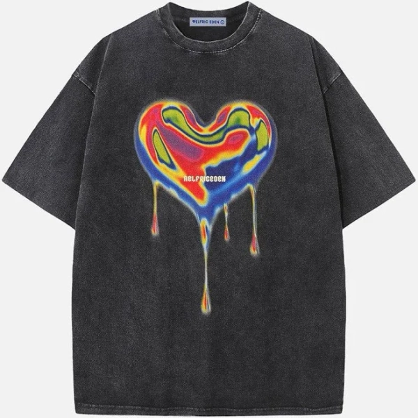 Aelfric Eden Thermal Imaging Heart Print Tee