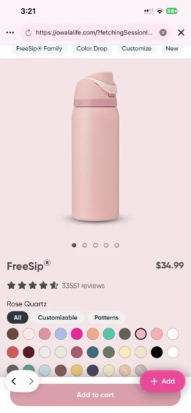 Owala free sip 