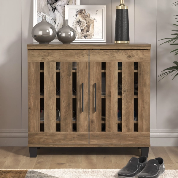 Blue Elephant Banos 2 Door Shoe Storage Cabinet & Reviews | Wayfair.co.uk