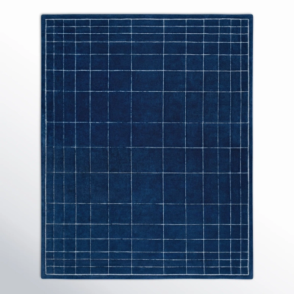 Mallory Midnight Blue Hand Tufted Area Rug