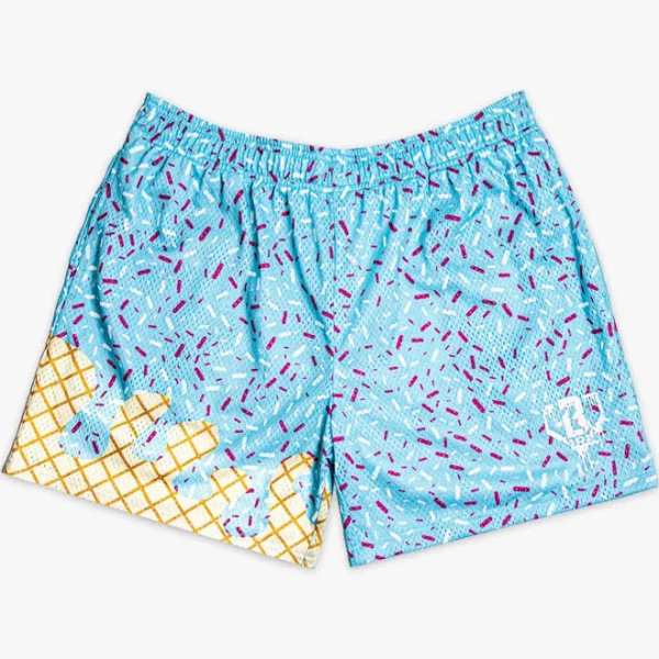 Ice Cream Youth Shorts - Cotton Candy YXL