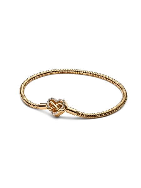 Sparkling Infinity Heart Clasp Snake Chain Bracelet OR A SIMILAR ONE