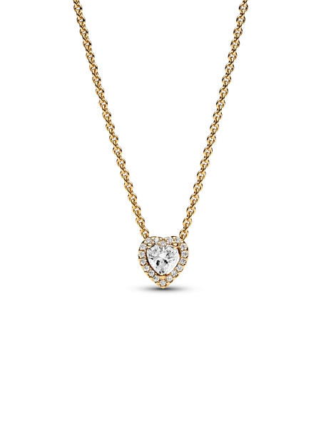 Sparkling Heart Collier Necklace