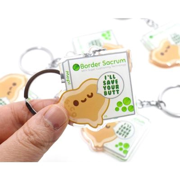 I'll Save Your Butt Keychain, Wound Care Team, Nurse, Nursing Student, Cute, Nurses Week, Gift, Nurse Practitioner, Physicians Assistant