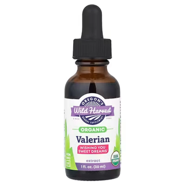 Oregon's Wild Harvest, Organic Valerian Extract, 1 fl oz (30 ml)