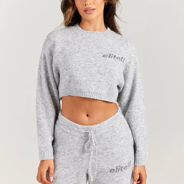 Elite 11 Knitted Cropped Crewneck