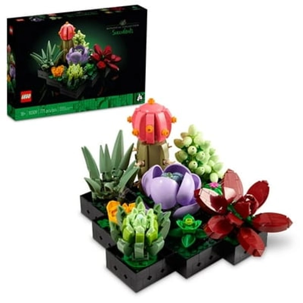 LEGO Systems Inc LEGO Botanicals Succulents - Artificial Indoor Plant Building Set for Home  Kitchen  Desk Decor Adults Ages 18+ - Creative Birthday or Housewarming Gift Idea - 10309