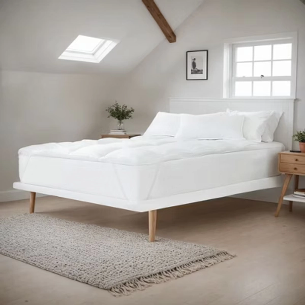 3" Mattress Topper Overfilled Down Alternative Pad - White, TwinXL